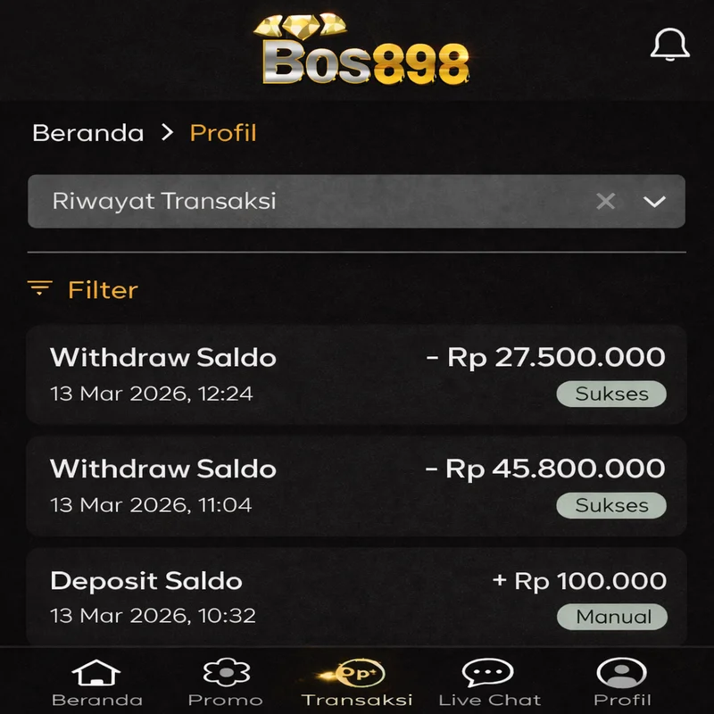 Login BOS898 sekarang